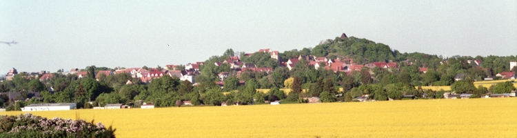 Landsberg vom Pfarrberg aus gesehen