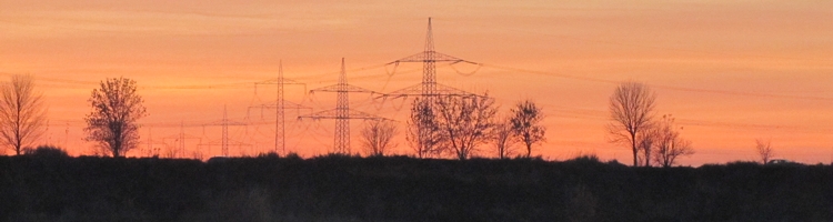 Sonnenuntergang im November